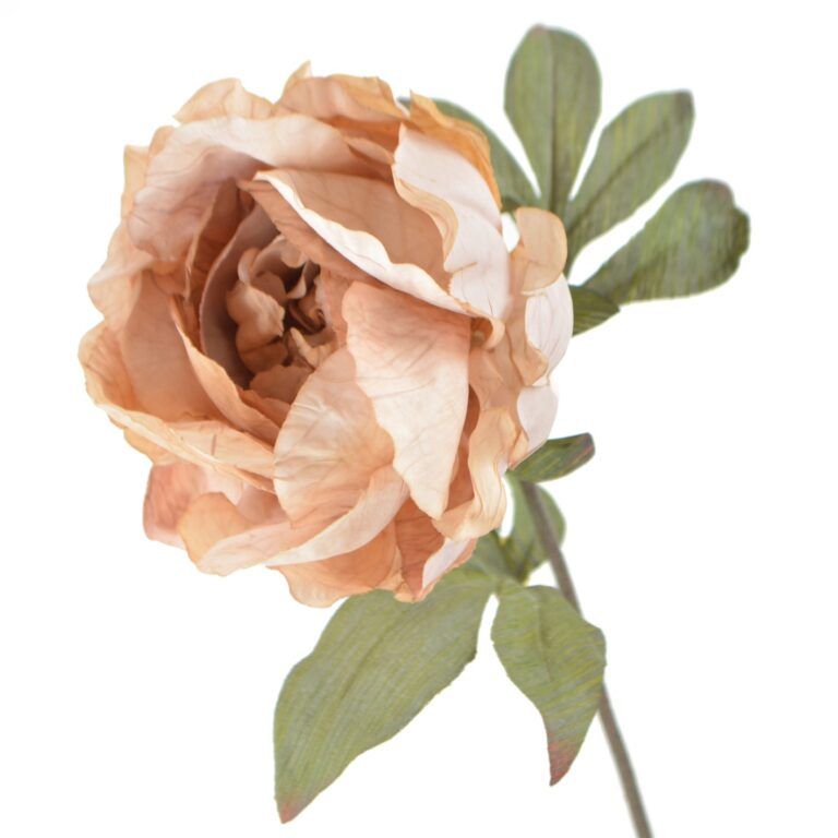 Kunstblume Dahlie in burgund-lila 56 cm