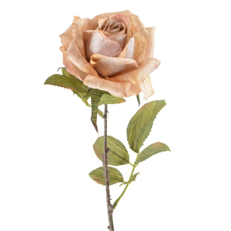 Kunstblume Rosa in beige-rosa 57 cm