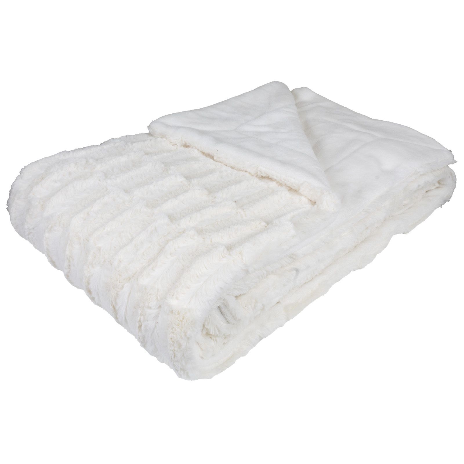 Wohndecke Kaninchen 200 x 150 cm Creme Wohndecke Kaninchen 200 x 150 cm Creme