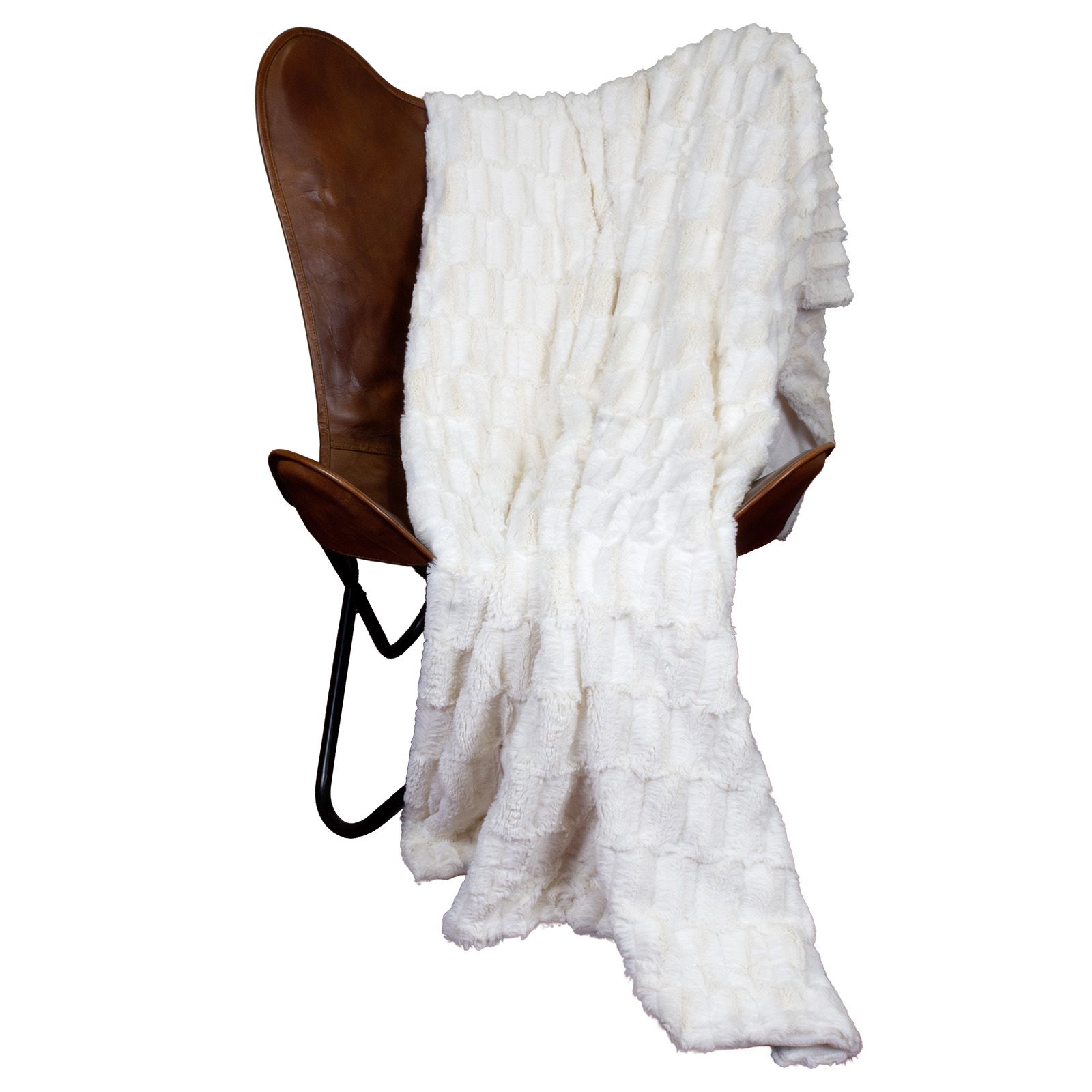 Wohndecke Kaninchen 200 x 150 cm Creme Wohndecke Kaninchen 200 x 150 cm Creme