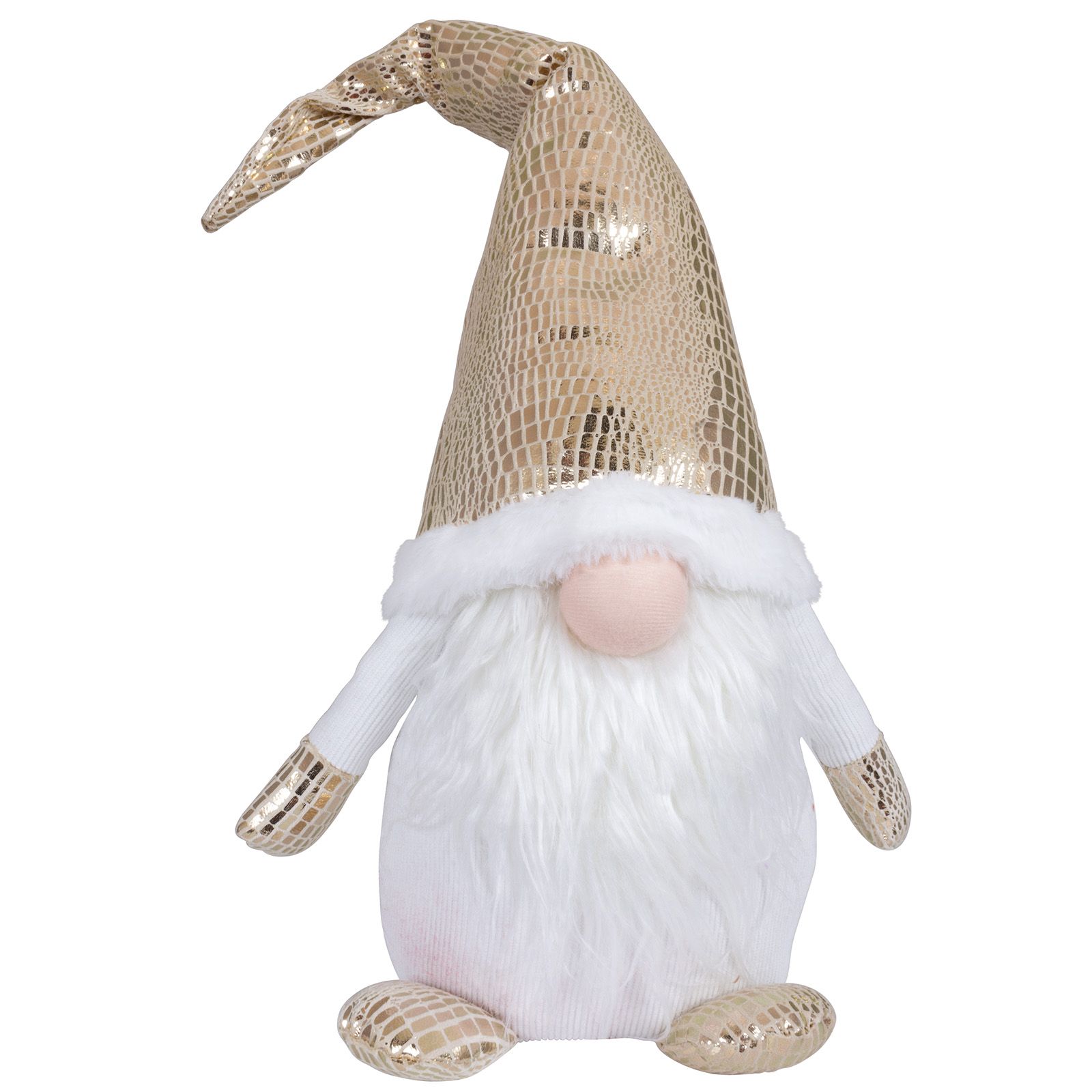 Wichtel "Goldi" in Weiss-Gold 61 cm Wichtel "Goldi" in Weiss-Gold 61 cm