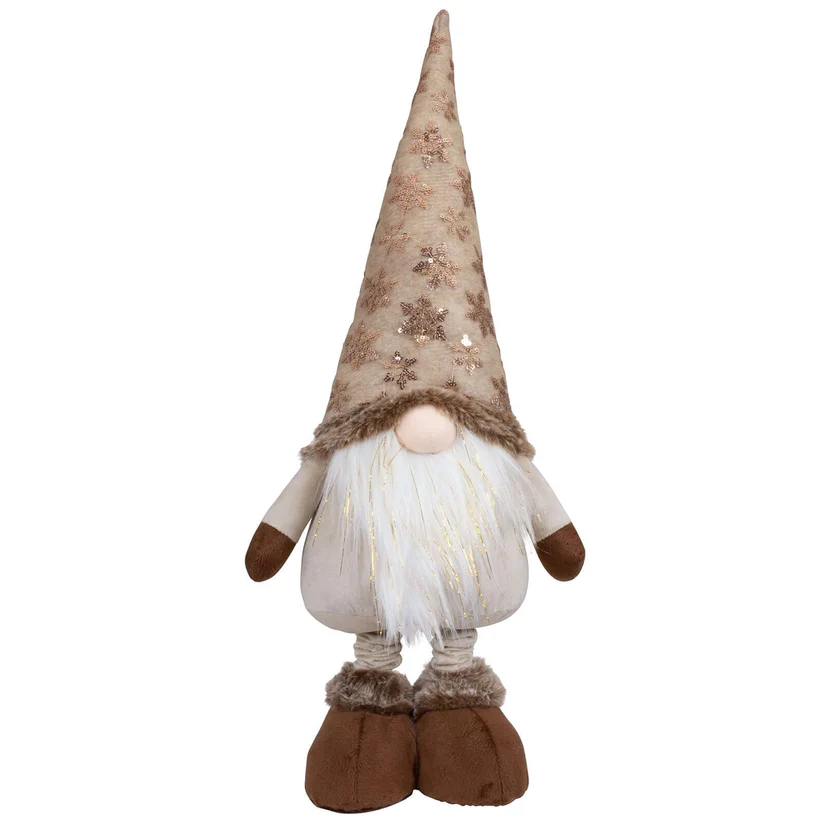 Wichtel "Goldi" in Beige mit ausziehbaren Teleskopbeinen 75 cm Wichtel "Goldi" in Beige mit ausziehbaren Teleskopbeinen 75 cm