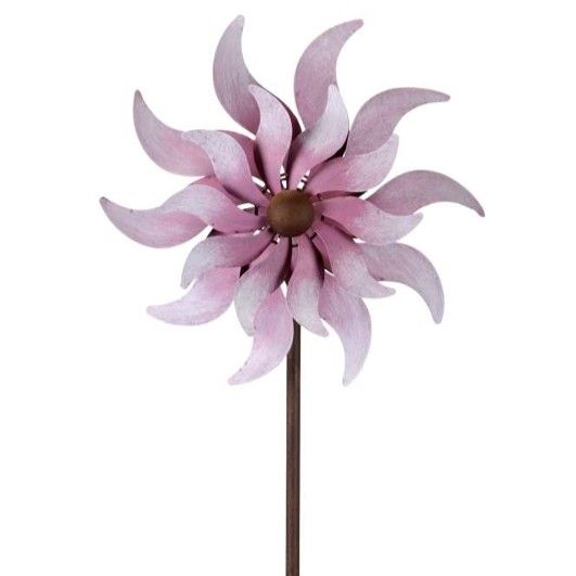 Windrad Blüte aus Metall Durchmesser 24 cm