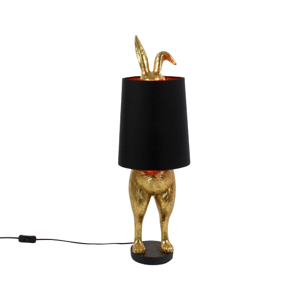 Tischlampe Hase Bunny in Gold