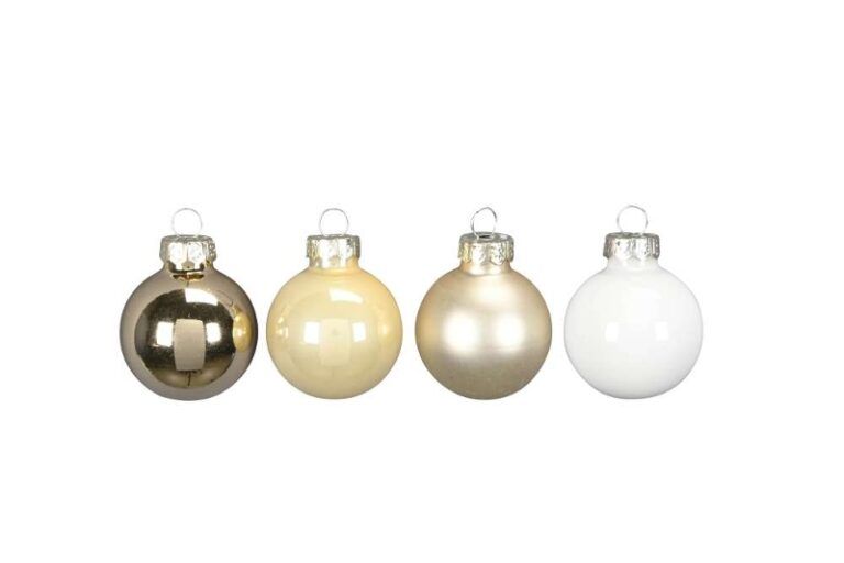 Weihnachtskugeln 20 Stk. 3 cm in 4 Farben