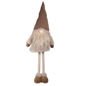 Wichtel "Zwirbel" in Beige mit ausziehbaren Teleskopbeinen 90 cm