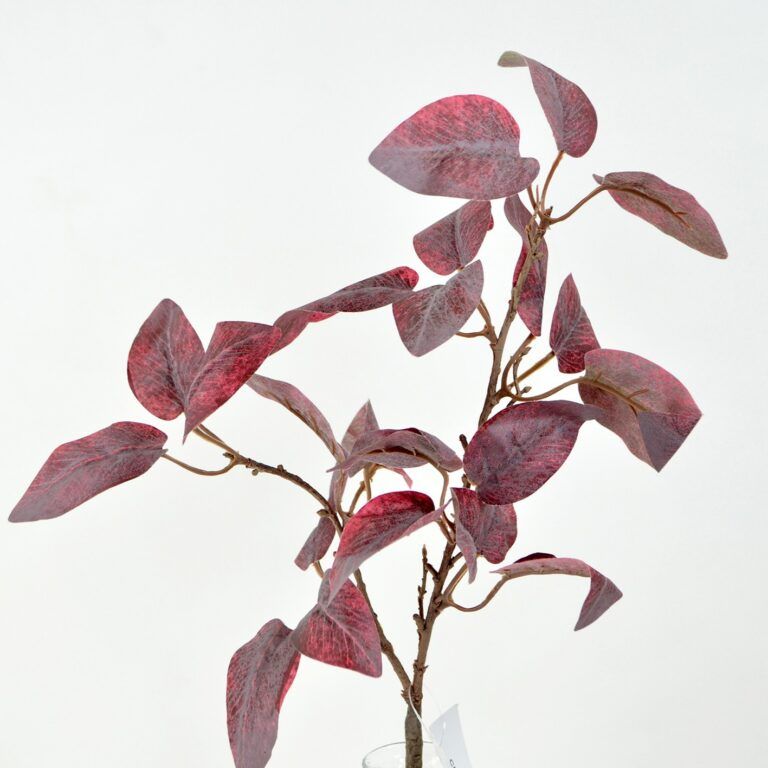Blatt Zweig Burgund 55 cm