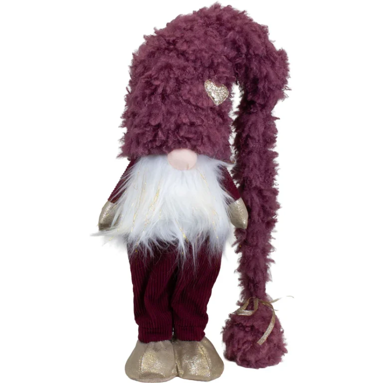 Wichtel "Beerli" stehend in Bordeaux-Beere 46 cm