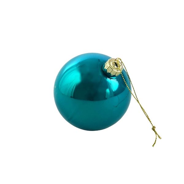 Glaskugel Christbaumkugel Pearly blau in 3 Grössen