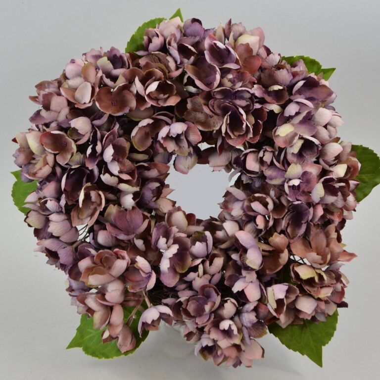 Hortensien-Kranz in Lila 40 cm