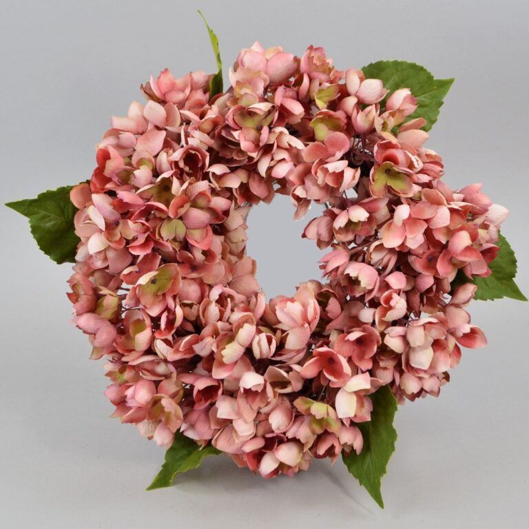Hortensien-Kranz in Malve 40 cm