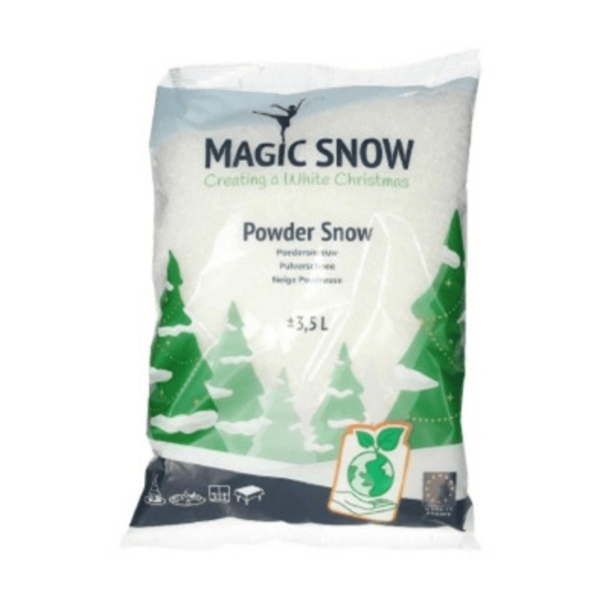 Kunstschnee Bio aus Weizengriess-Extrudat 3,5 Liter Kunstschnee Bio aus Weizengriess-Extrudat 3,5 Liter