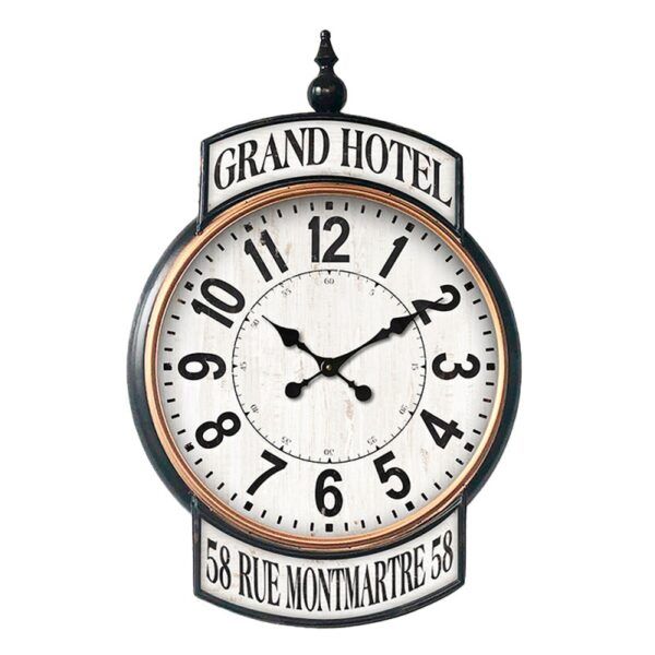 Wanduhr gross Grand Hotel im Old Style