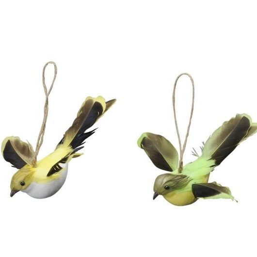 Vogel zum Hängen in zwei verschiednen Farben Vogel zum Hängen in zwei verschiednen Farben