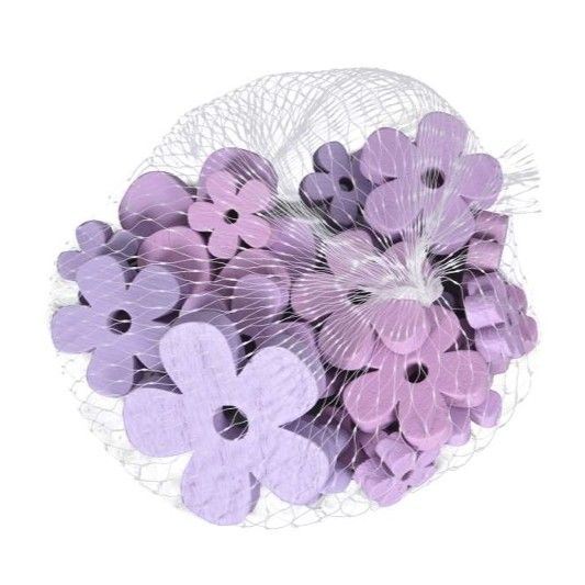 Deko Blüten "Streudeko" in Lilatönen
