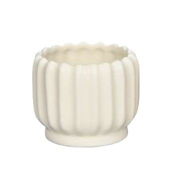 Blumentopf mini 6.5 cm in Offwithe
