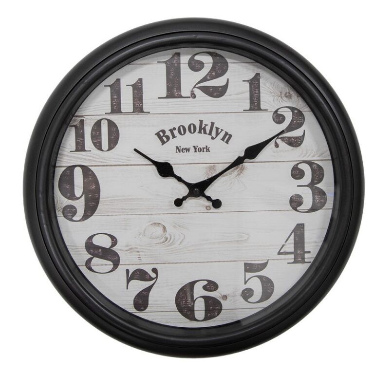 Wanduhr im Shabby-Look Brooklyn