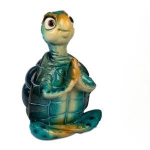 Schildkröte "Harry" in Yogaposition in Grün Schildkröte "Harry" in Yogaposition in Grün