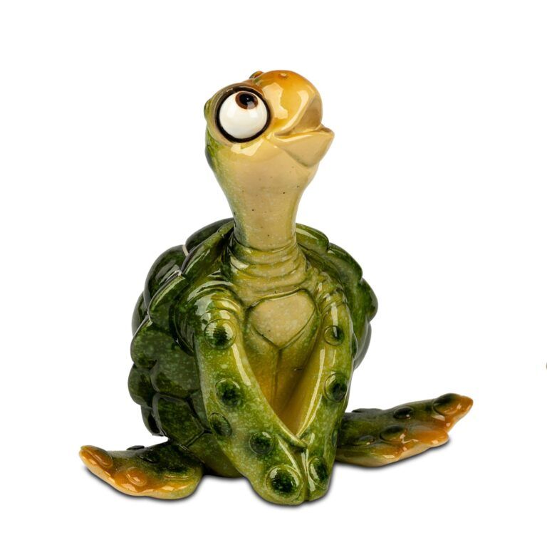 Schildkröte "Harry" sitzend in blau