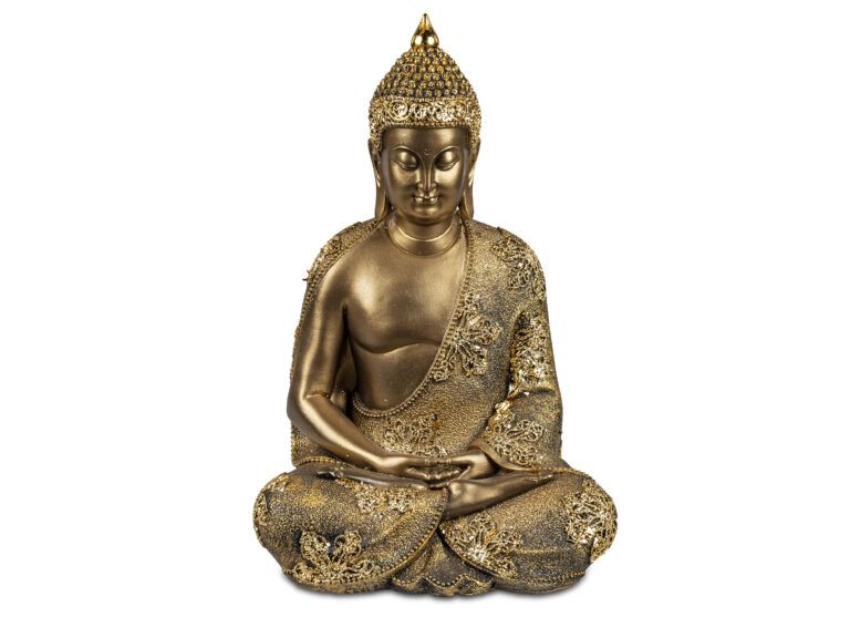 Buddha in gold mit vielen Details