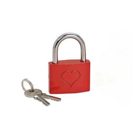Liebesschloss aus Metall