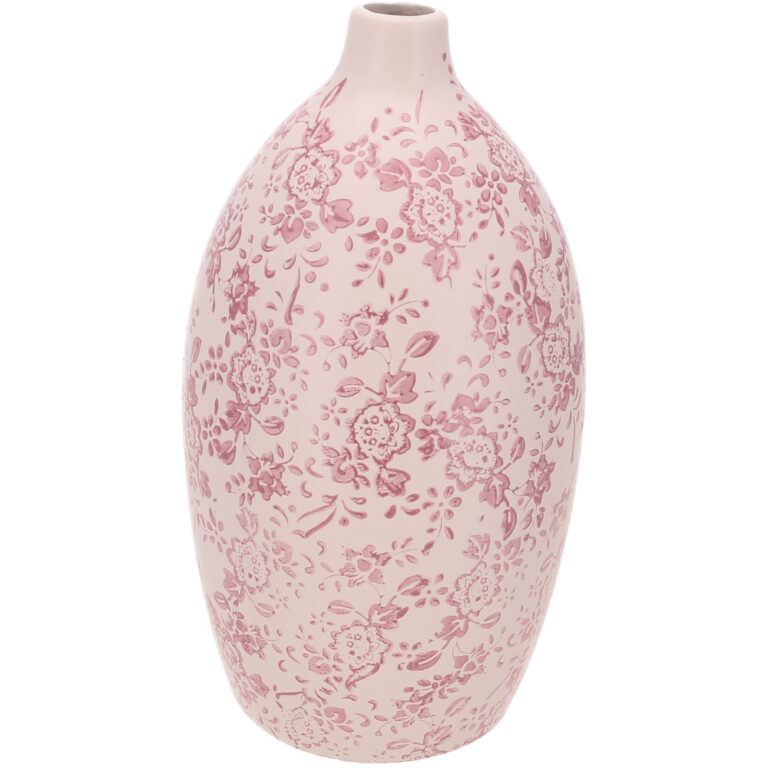 Vase aus Keramik in rosa