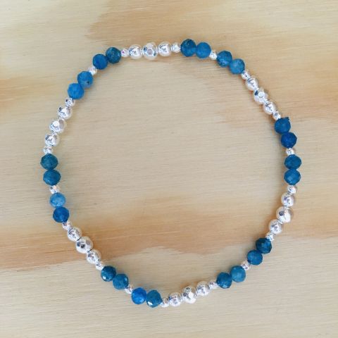 Armband Hämatit gepresst-bedampft Lapislazuli Armband Hämatit gepresst-bedampft Lapislazuli