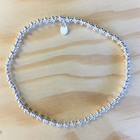 Armband in 925 Silber elastisch