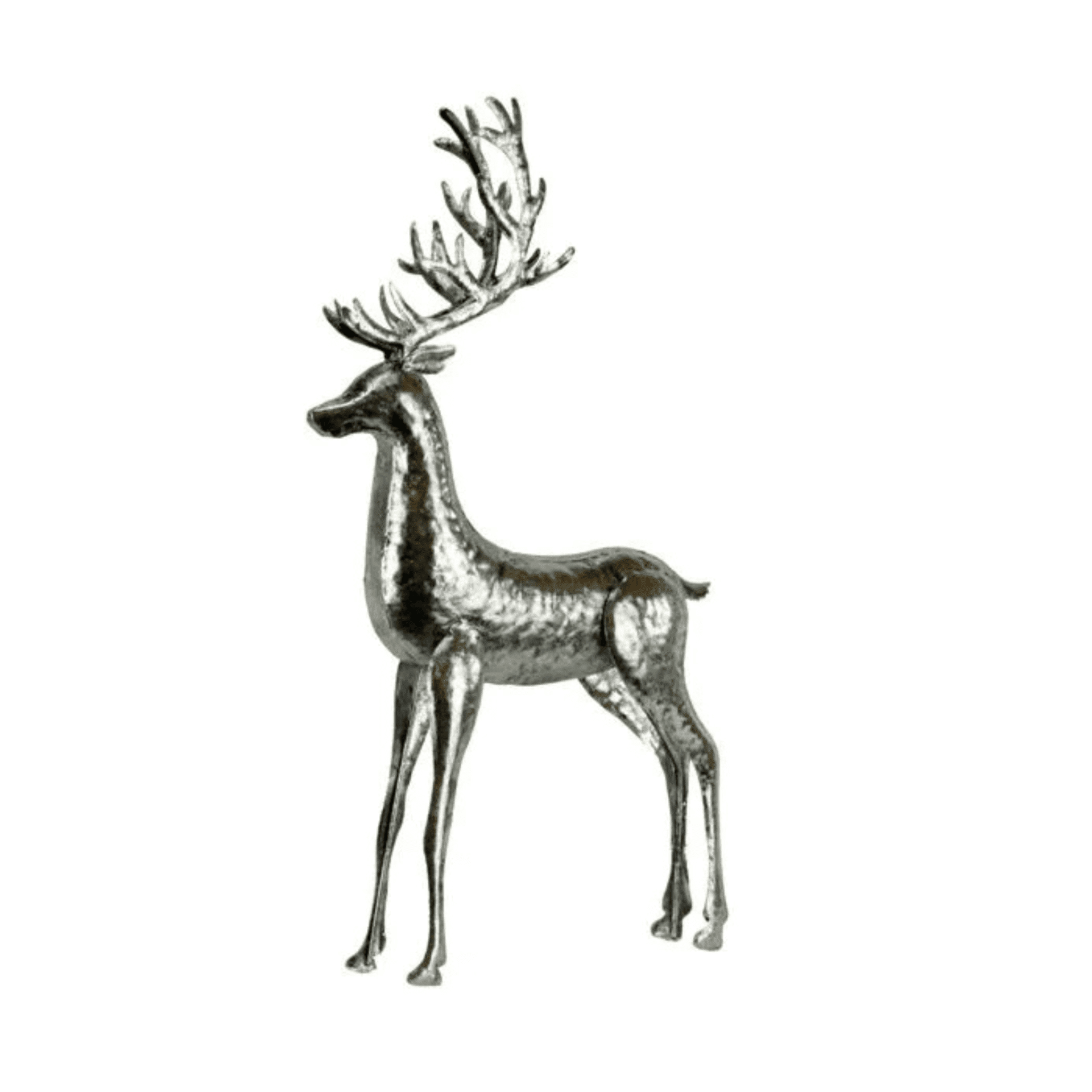 Elch Kantenhocker mit LED-Lichtern am Geweih 60 cm Elch Kantenhocker mit LED-Lichtern am Geweih 60 cm