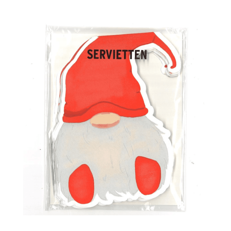 Serviette Wichtel Silhouette 12 Stück. 3-Lagig Serviette Wichtel Silhouette 12 Stück. 3-Lagig