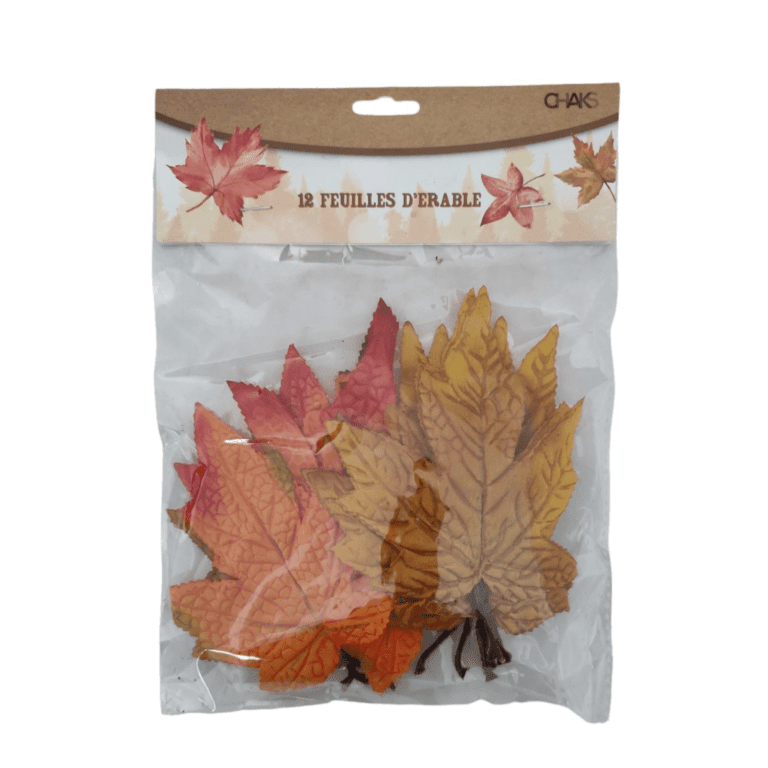 Herbst Blätter aus Stoff 12 Stück