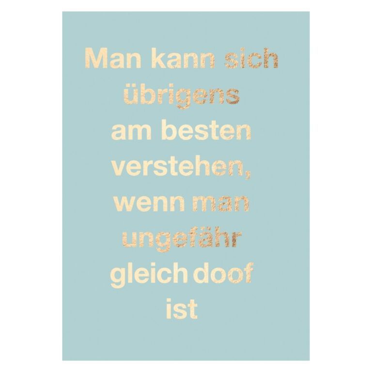 Postkarte A6 Humor: Prösterchen