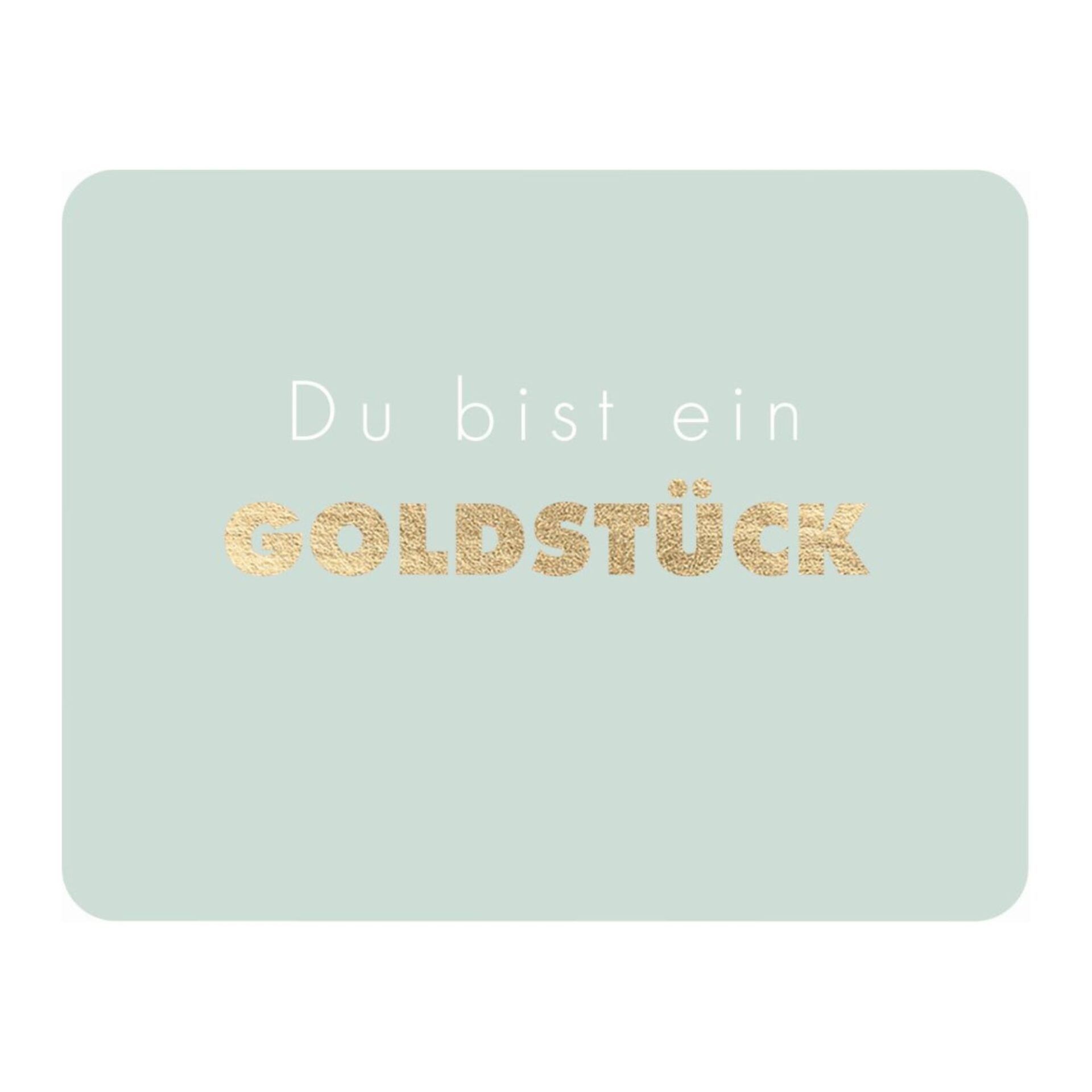 Postkarte A6 Gefühle: Du bist ein Goldstück Postkarte A6 Gefühle: Du bist ein Goldstück