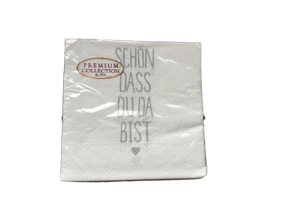 Serviette mit Spruch: Let's Party