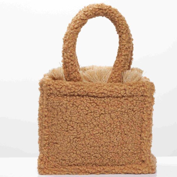 SORENA Teddy Beize Tote Bag Mini
