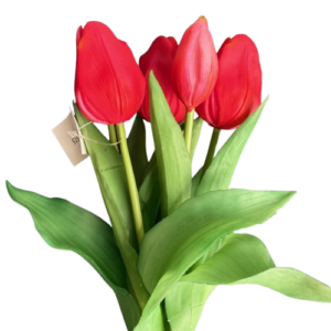 Künstliche Tulpen im Bund pink