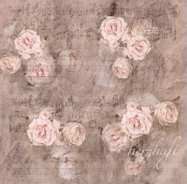 Serviette Vintage Herzhaft
